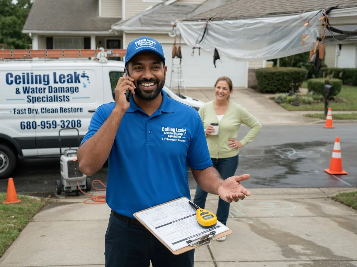 Ceiling Leak Cleanup Bismarck, IL FAQs